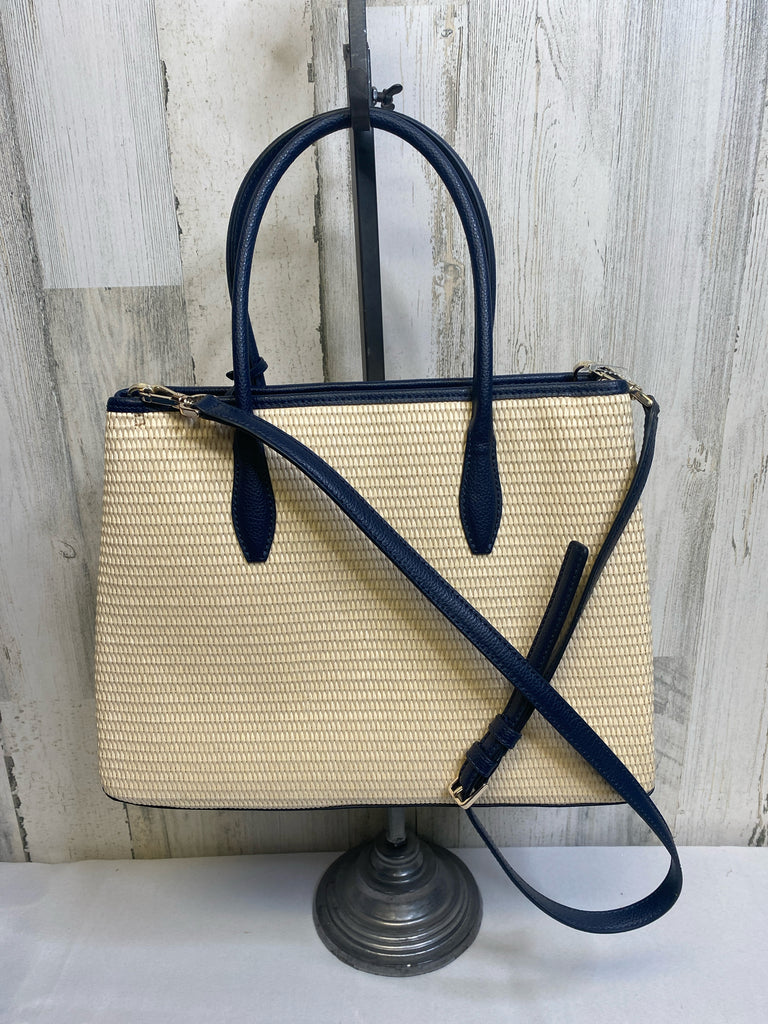 Kate Spade Natural/Blue Designer Handbag