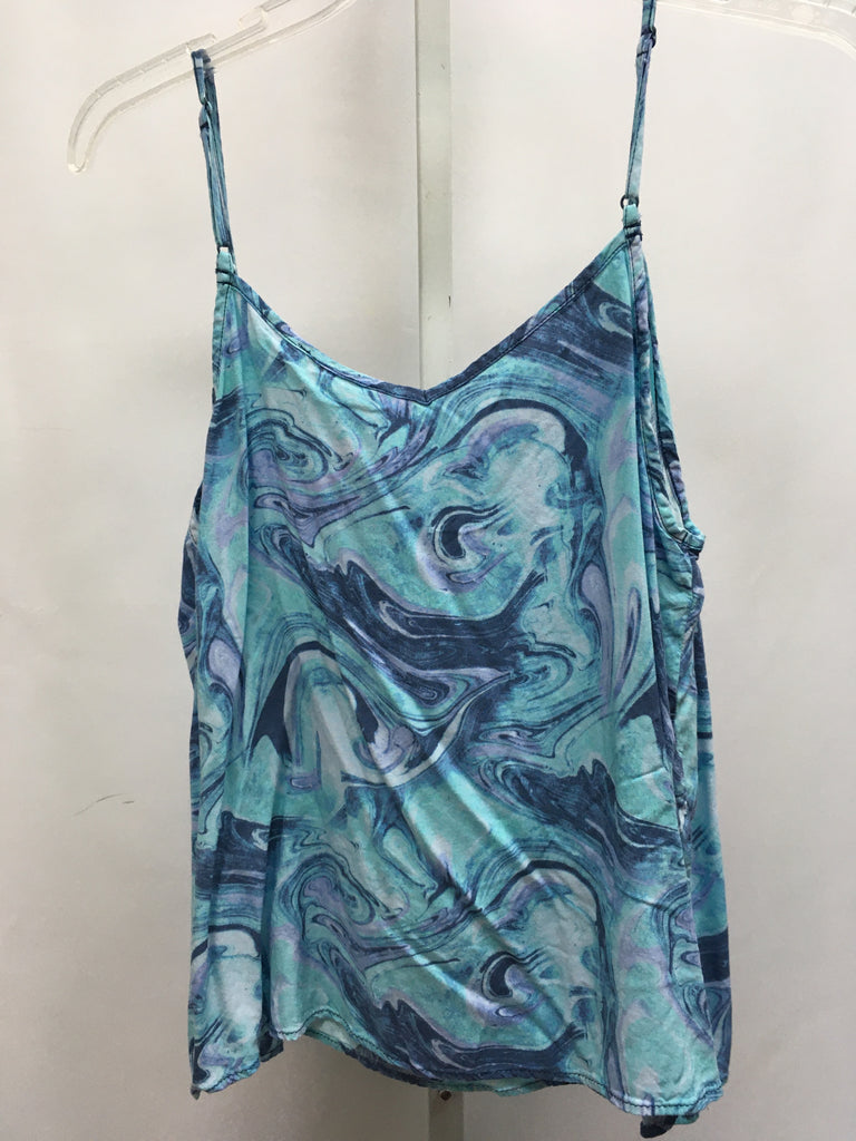 SO Size Large Teal Sleeveless Top