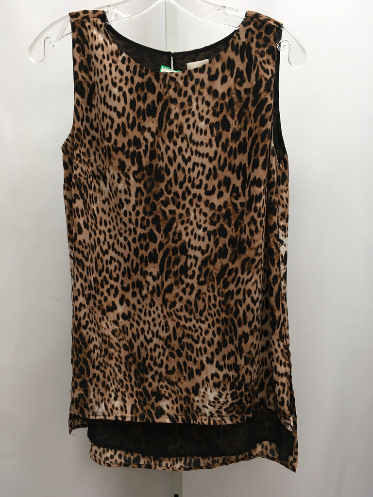 Chico's Size Chico's 0 (S) Brown animal Sleeveless Top