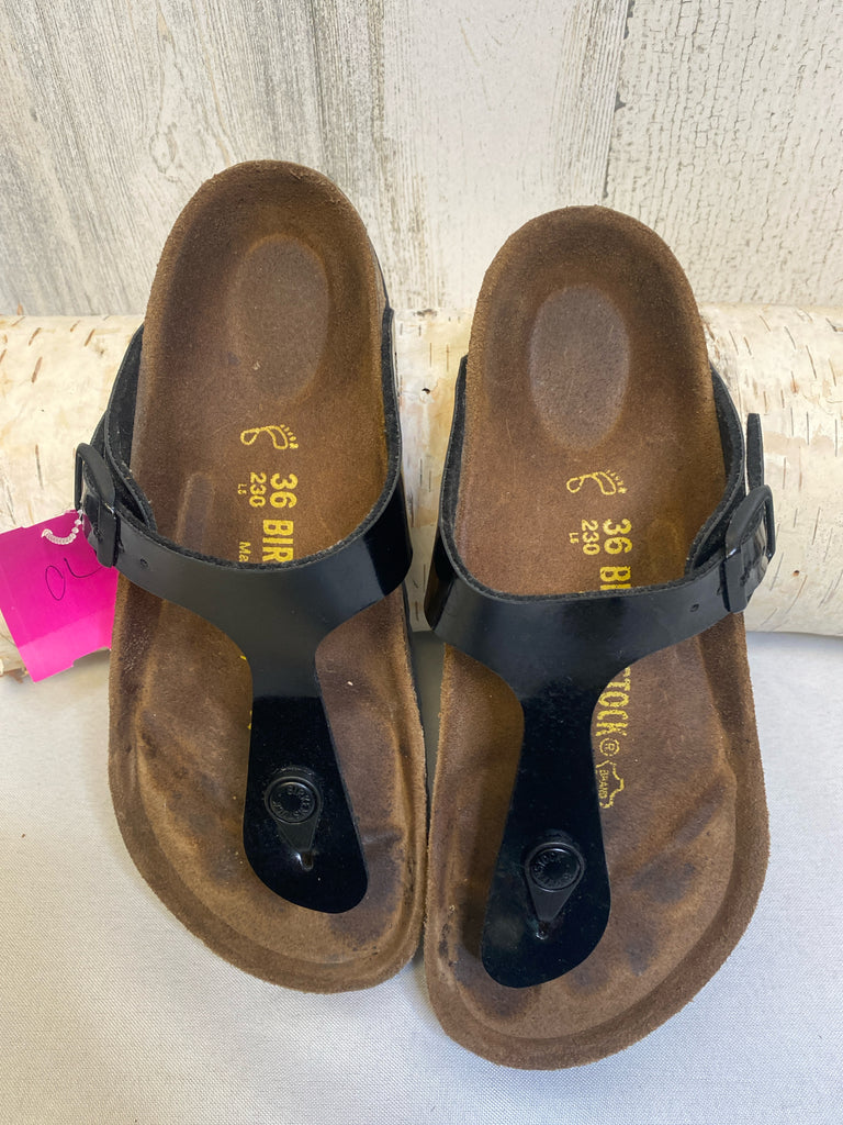 Birkenstock Size 36 (6) Black Sandals