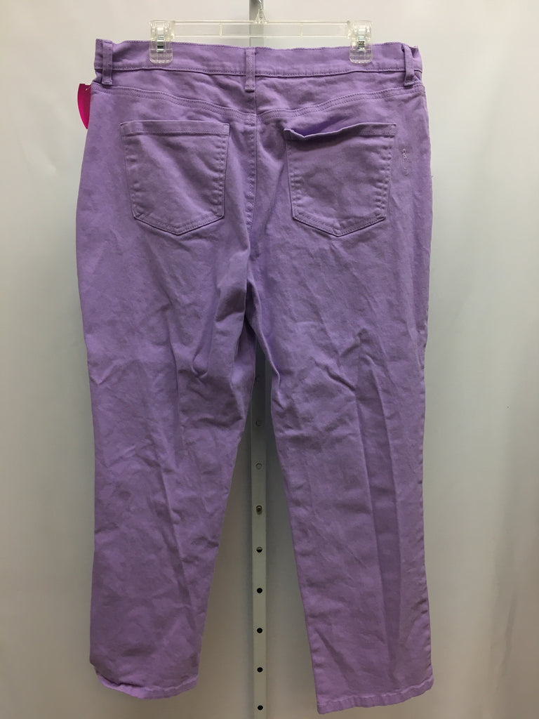 Gloria Vanderbilt Size 16S Lavender Pants