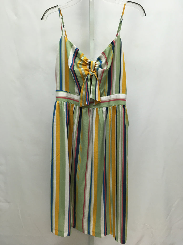Size Large Lush Mint Stripe Sleeveless Dress