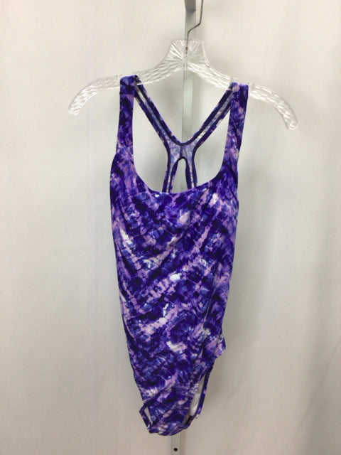 Size 14 Speedo Purple Swimwear