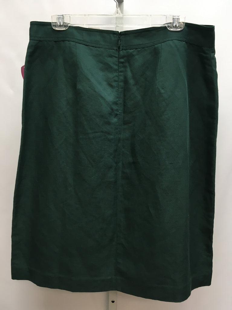 Size 14 Ann Taylor Forest Green Skirt