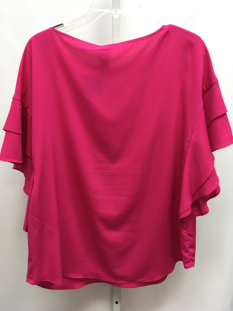 Chico's Size Chico's 2 (Large) Hot Pink Short Sleeve Top