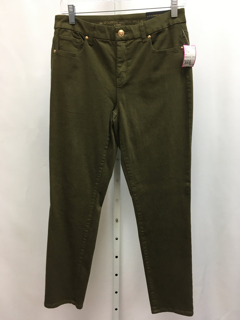 Chico's Size Small Army Green Pants