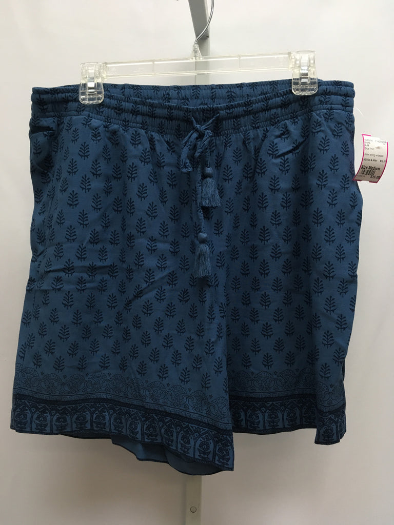 J.Jill Size Medium Blue Print Shorts