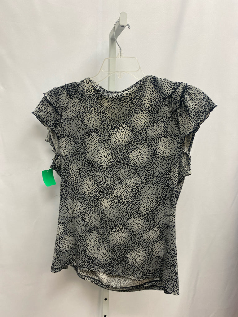 East 5th Size XL Black/Gray Short Sleeve Top