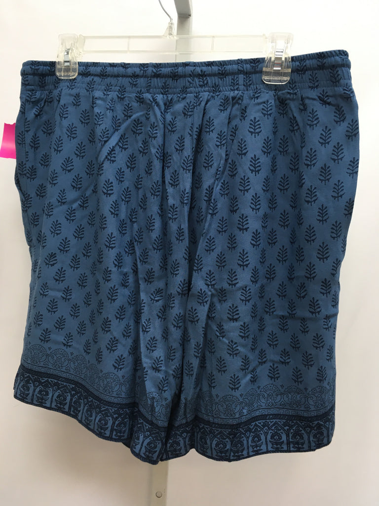 J.Jill Size Medium Blue Print Shorts