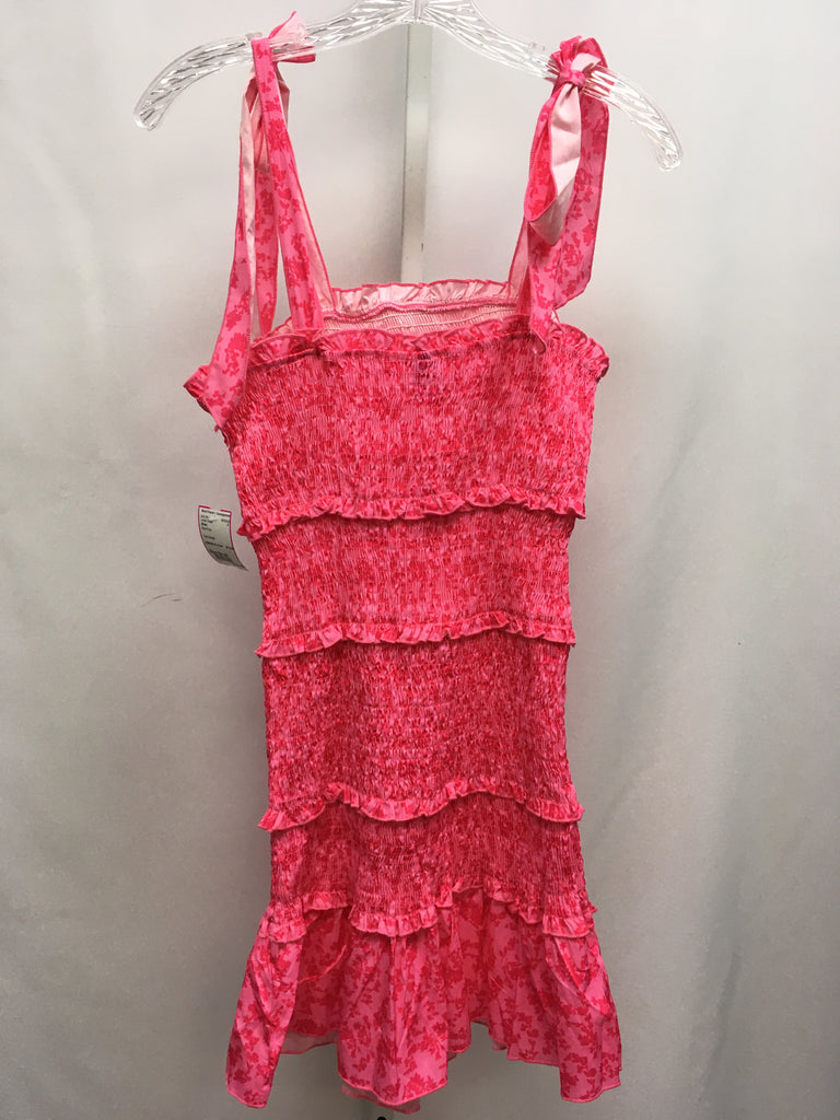 Size Small Shein Pink Print Junior Dress
