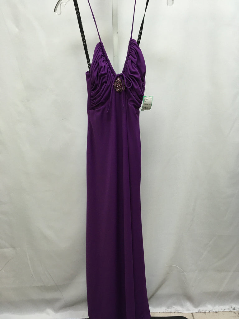 Size 2 Lux Purple Maxi Dress