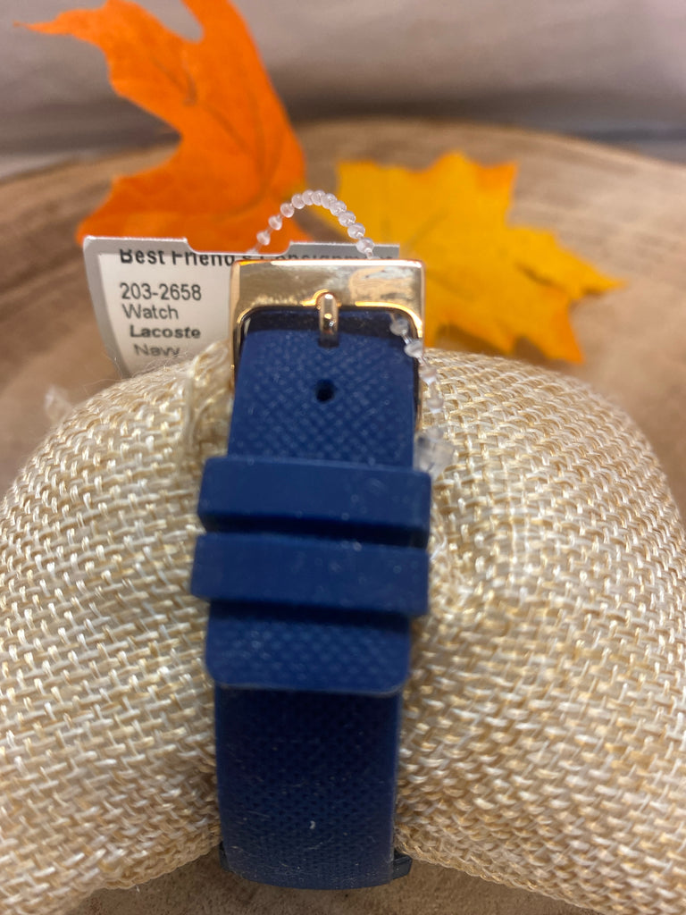 Navy Lacoste Watch