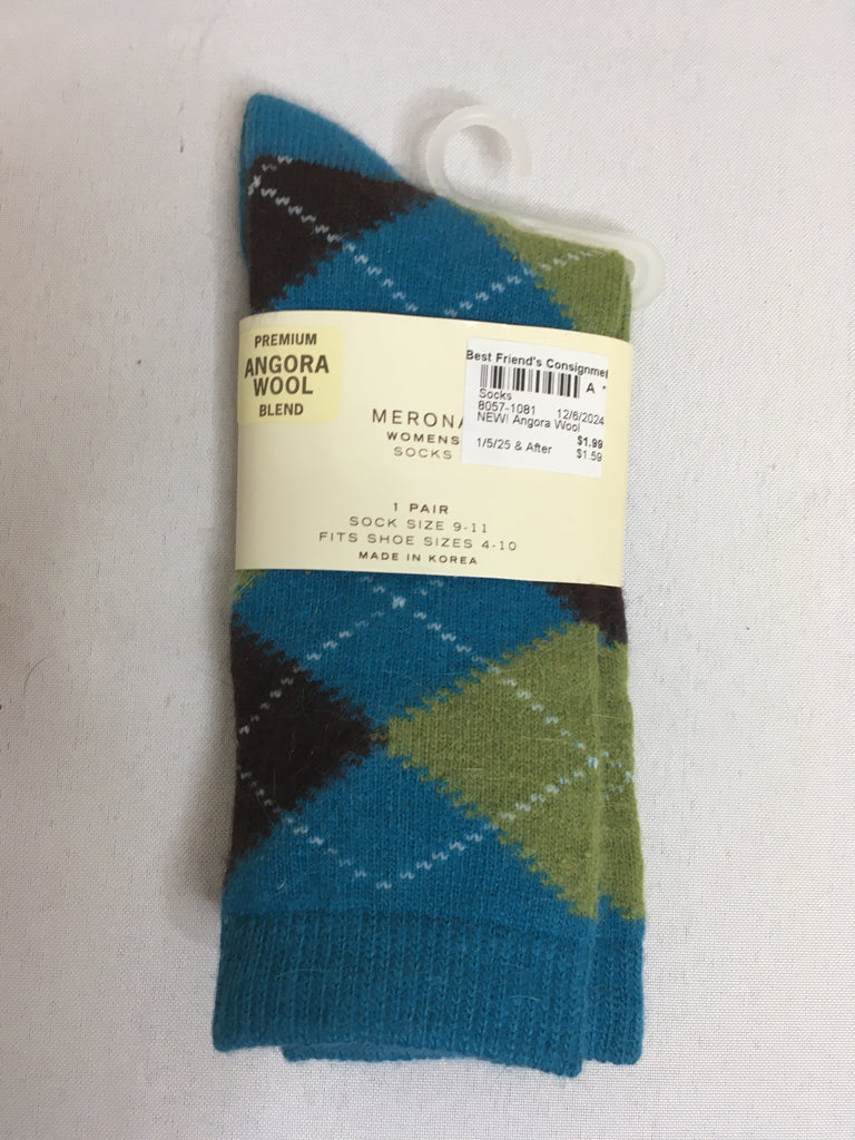 Merona blue/green Socks