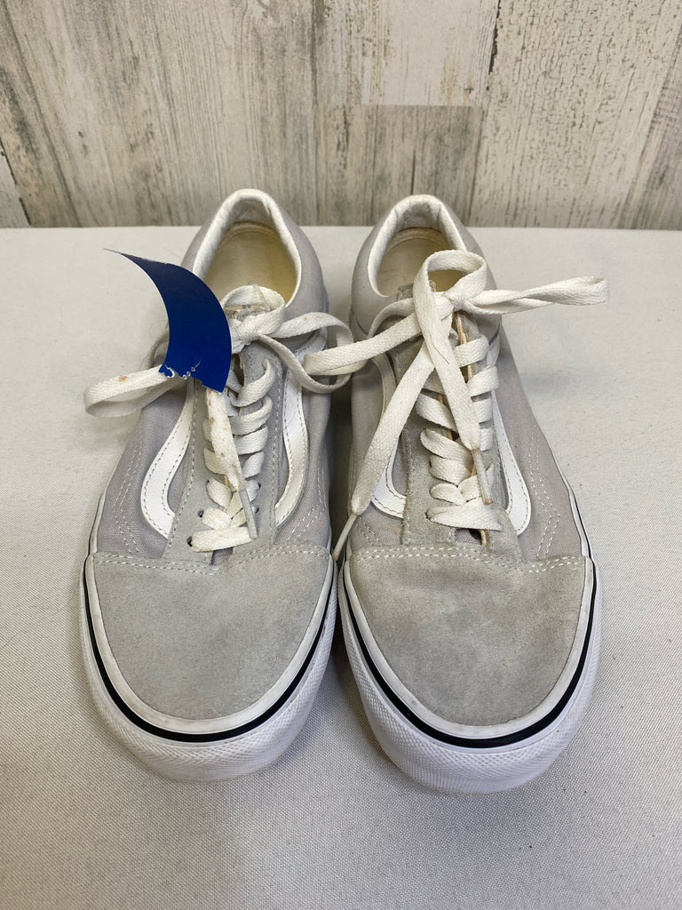 Vans Size 8 Gray Sneakers