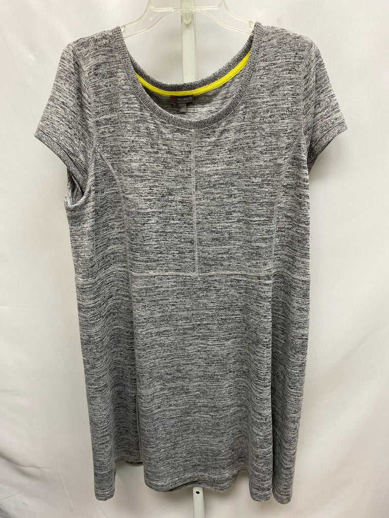 Size XL Talbots Gray Heather Short Sleeve Dress