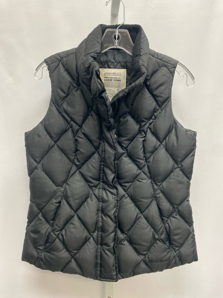 Eddie Bauer Size Small Black Vest/Outerwear
