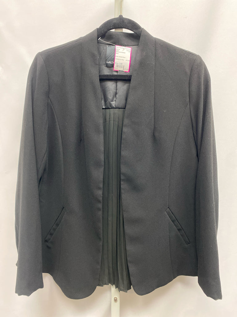 Harlowe & Graham Size S/M Black Blazer