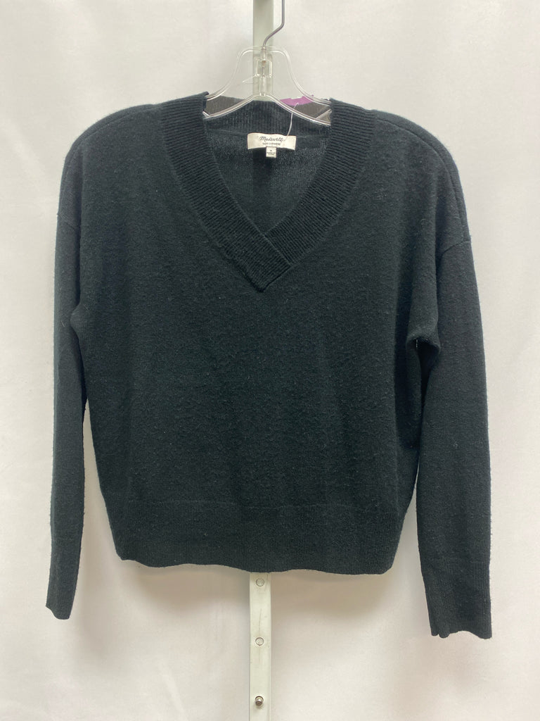 madewell Size Small Black Cashmere Sweater