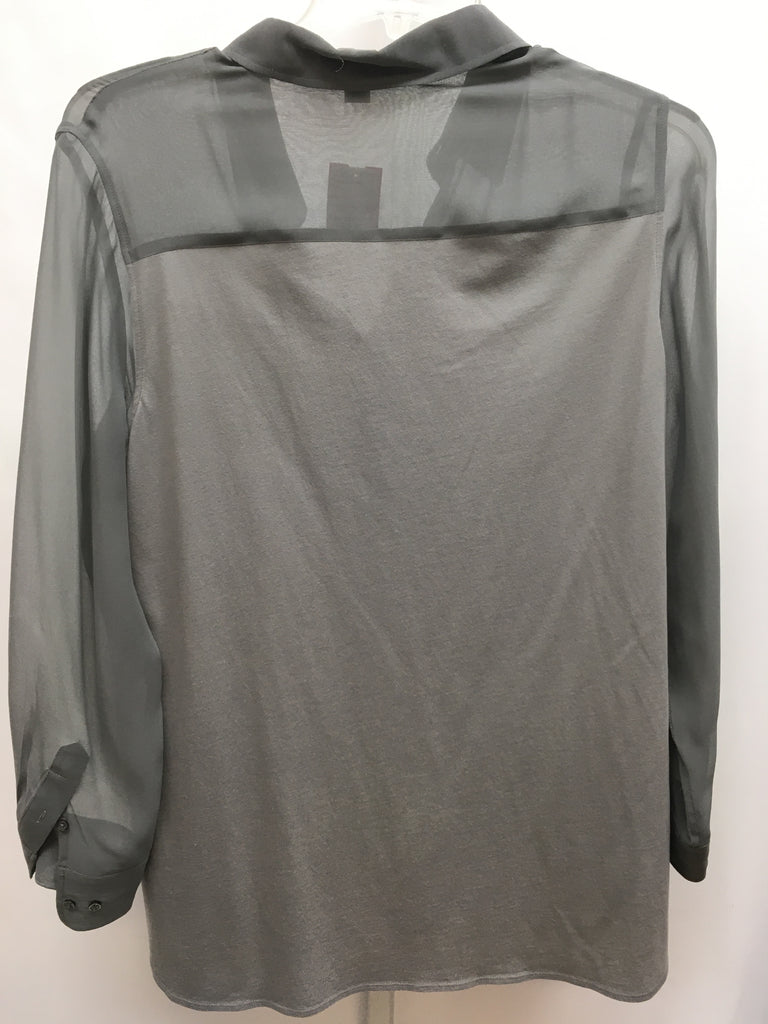 Coldwater Creek Size PXL Gray Long Sleeve Top