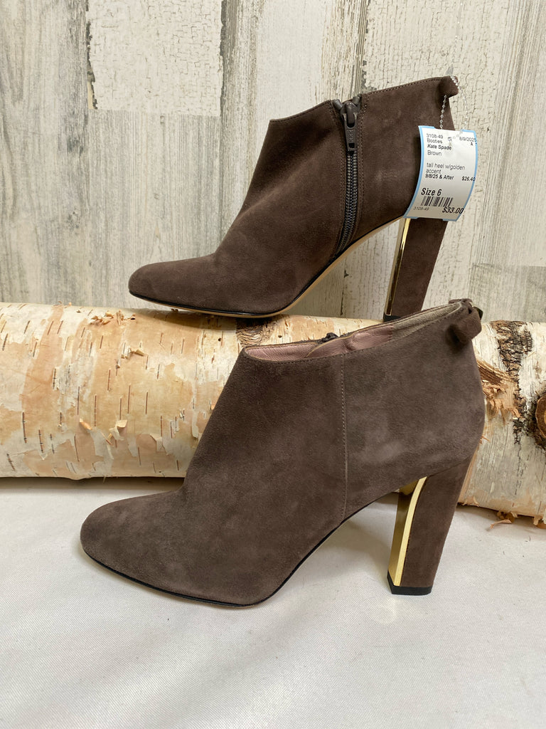 Kate Spade Size 6 Brown Booties