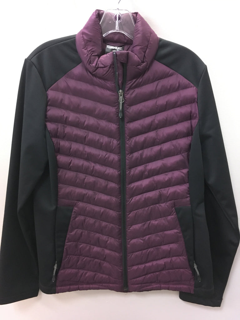 32 Degrees HEAT Size Medium Black/Purple Jacket/Outerwear