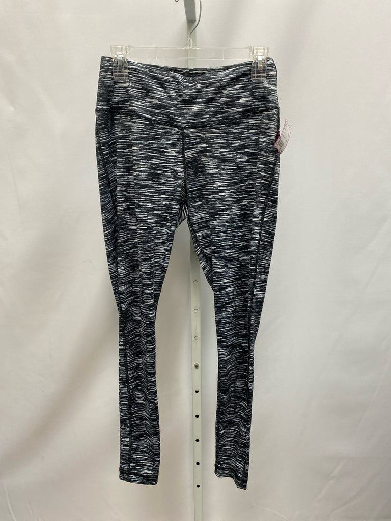 Size Medium Black/White Leggings