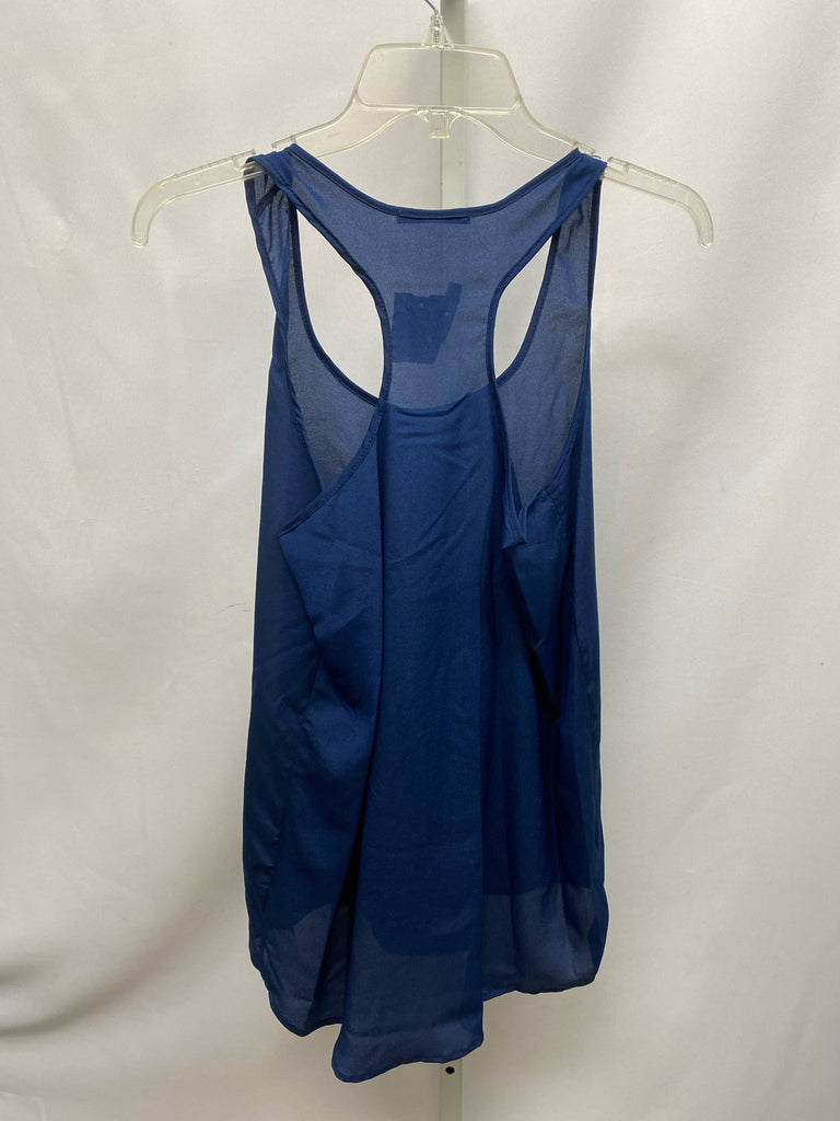 Soprano Size Small Navy Sleeveless Top