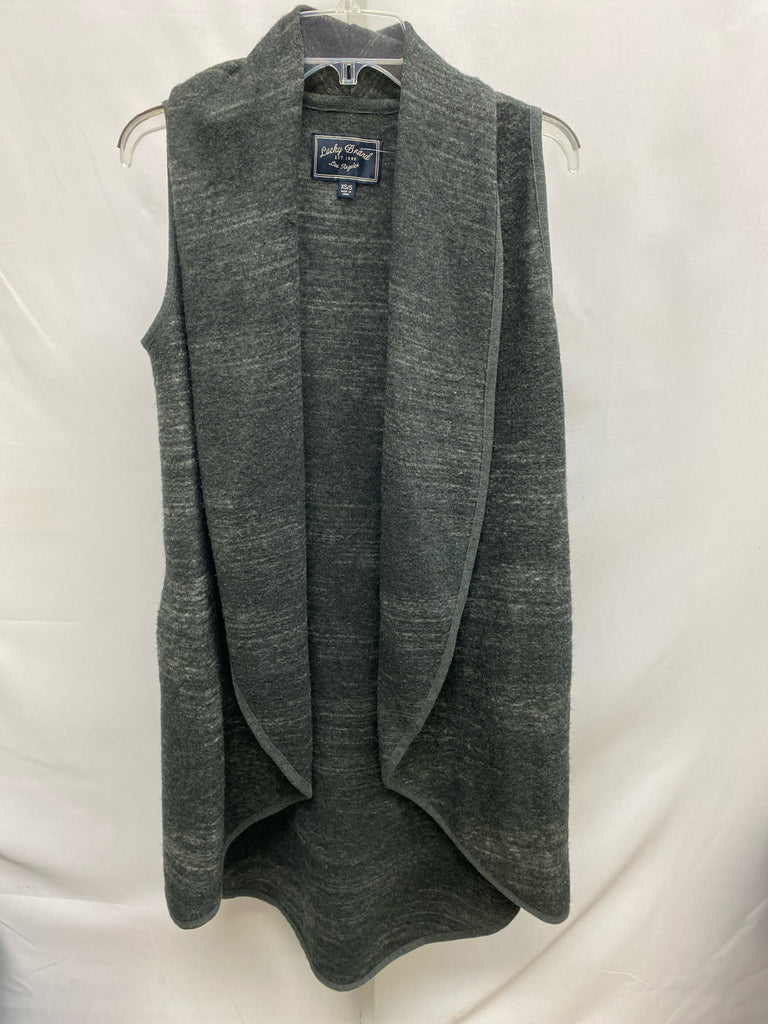 Lucky Brand Size XS/S Gray Heather Vest/Top