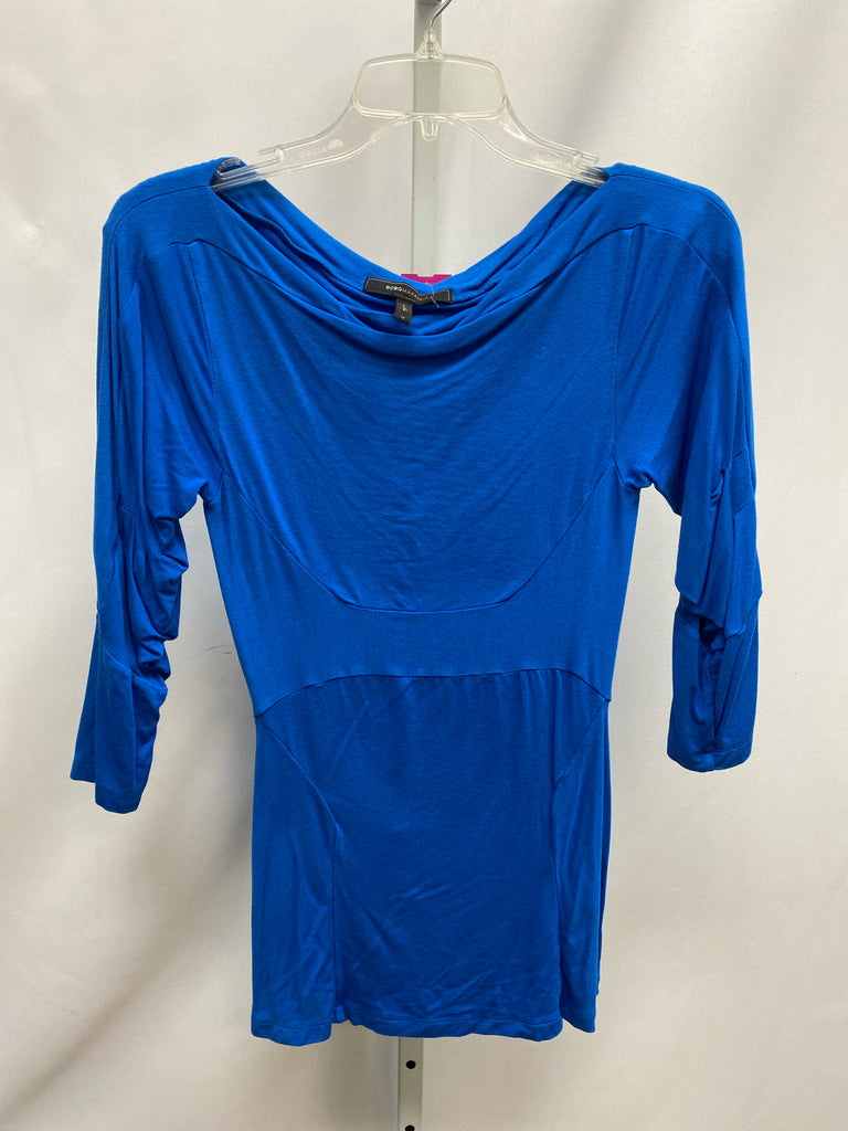 BCBGmaxazaria Size XS Blue 3/4 Sleeve Top