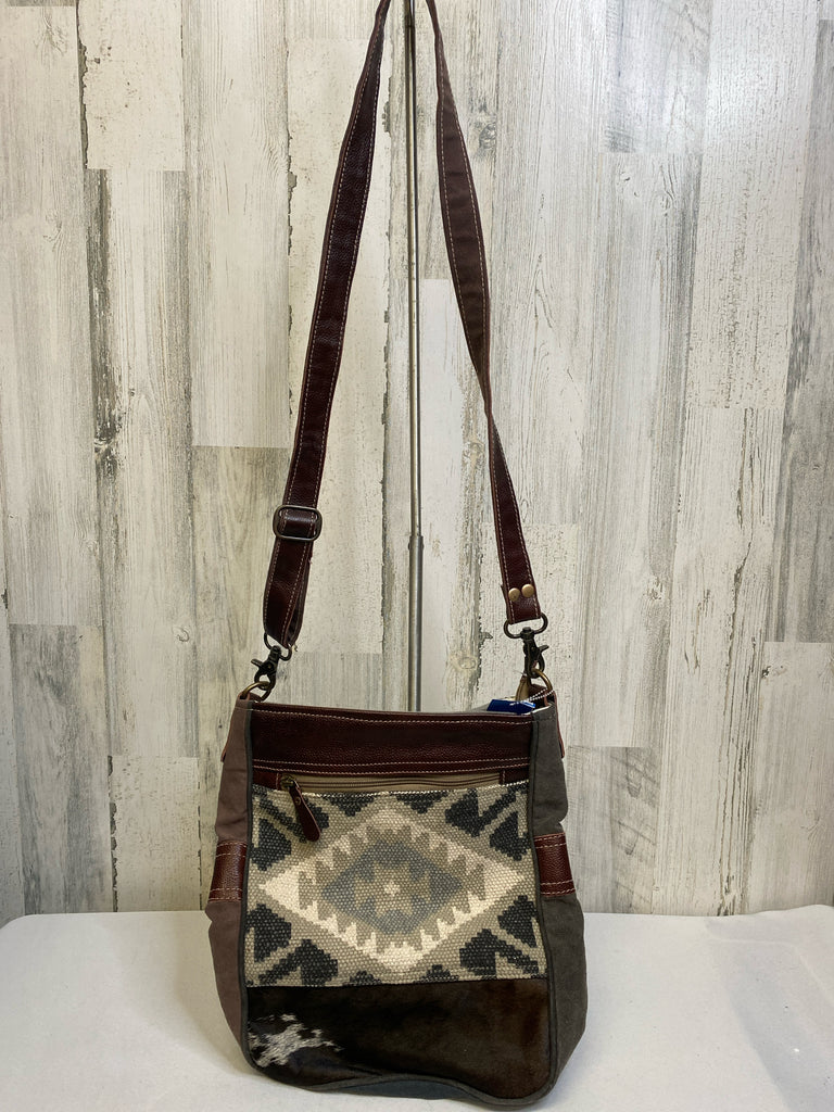 Myra Bag Brown/Black Crossbody