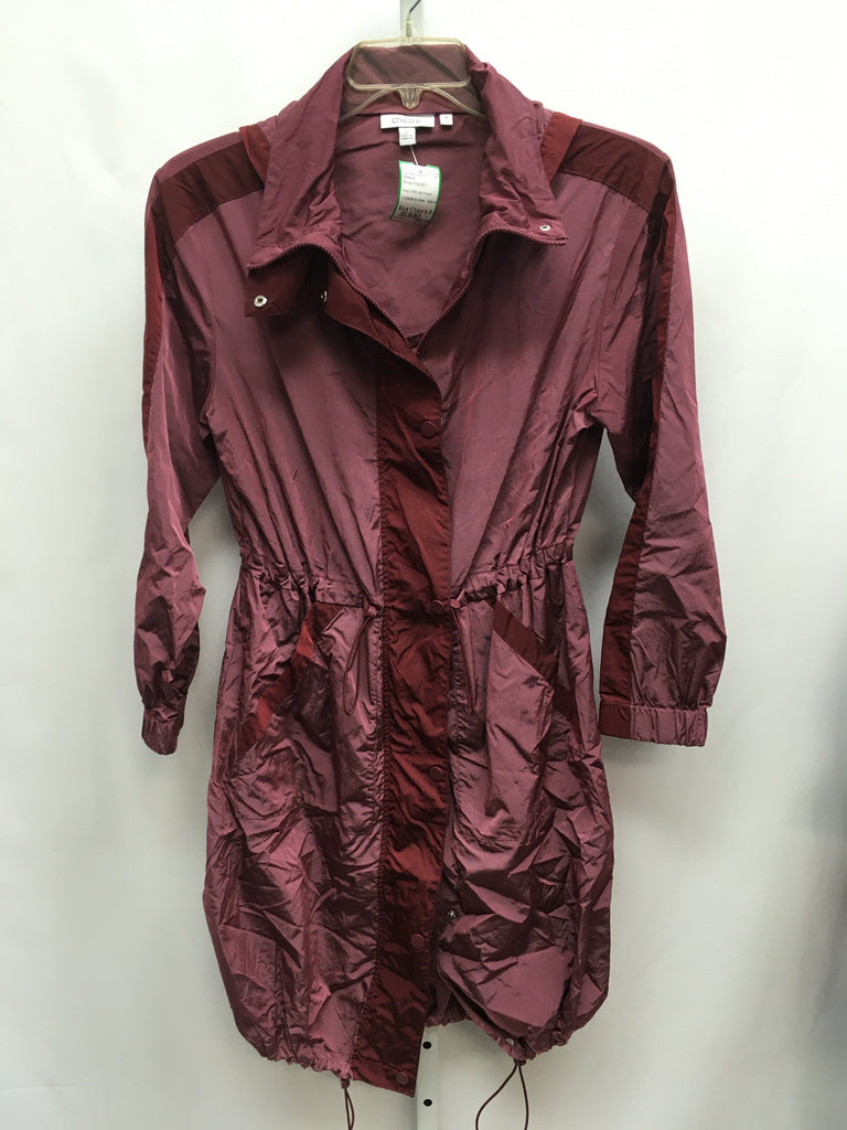 Chico's Size Chico's 0 (S) Burgundy Jacket/Outerwear
