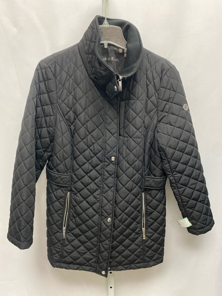 Calvin Klein Size Large Black Coat