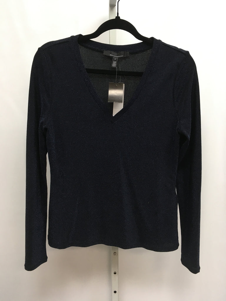 WHBM Size Small Navy Long Sleeve Top