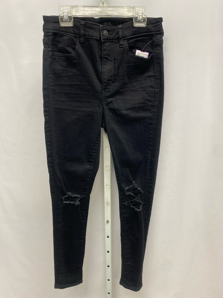 American Eagle Size 28 (6) Black Denim Jeans