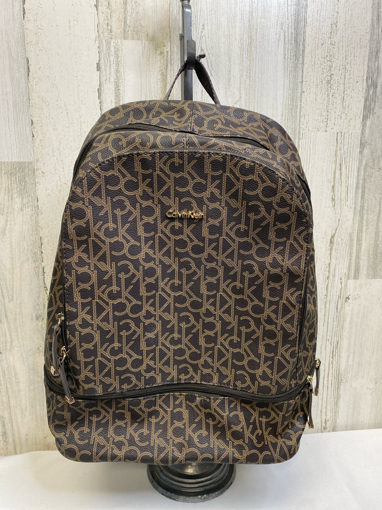 Calvin Klein Black Print Backpack