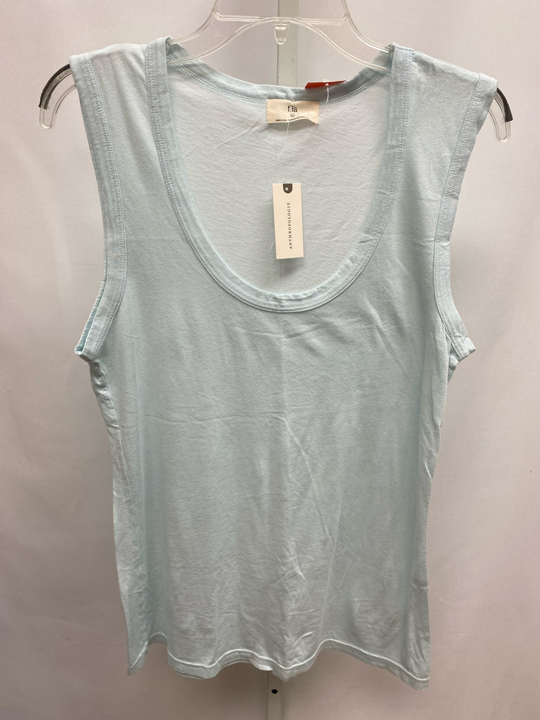 Anthropologie Size Large Aqua Sleeveless Top