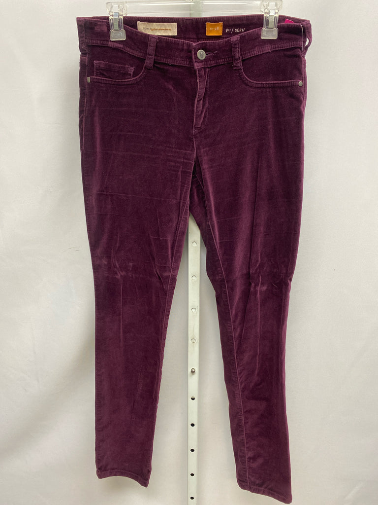 Pilcro Size 28 (6) Purple Pants