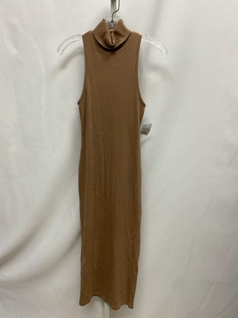 Zara Size Small Brown Sleeveless Dress