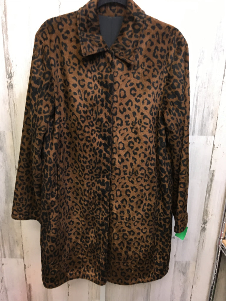 Size Small Talbots Animal Print Coat