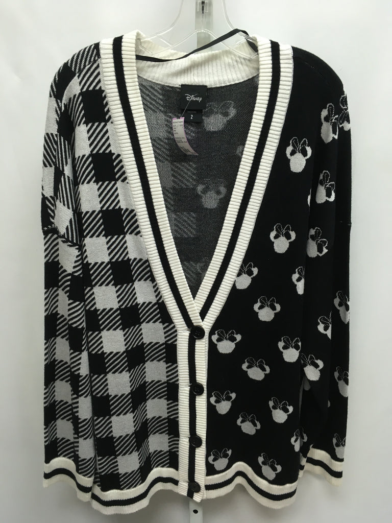 Disney Size XL Black/White Cardigan