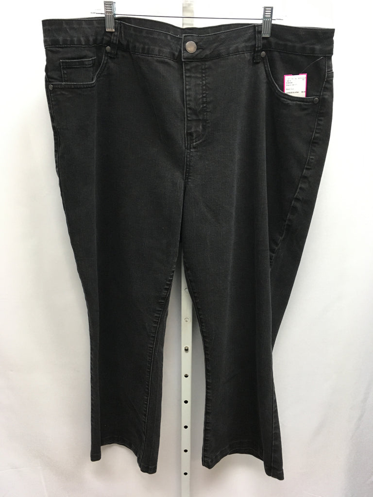 Avenue Size 22 Black Denim Jeans