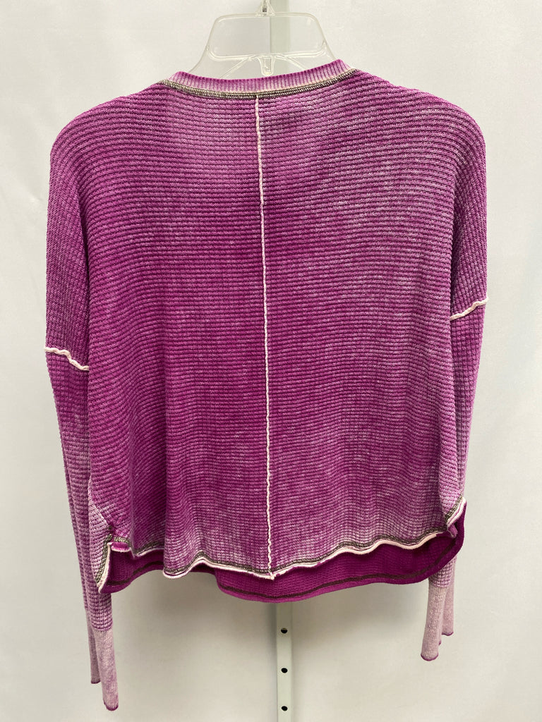 Sundance Size XS Pink Heather Long Sleeve Top