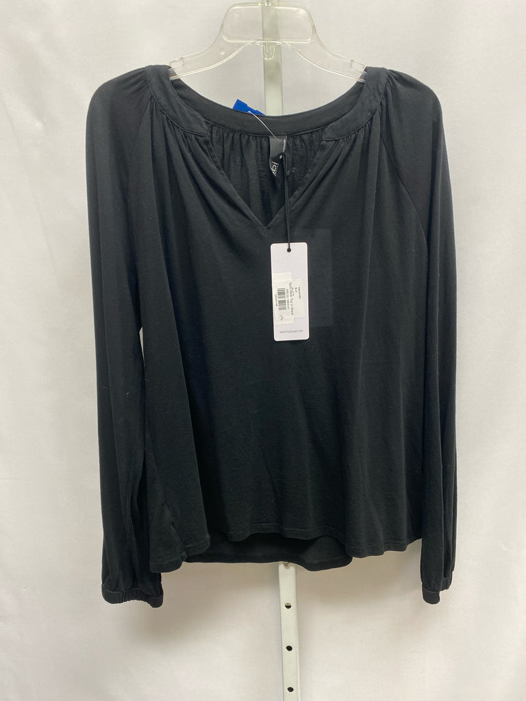 bobi Size Medium Black Long Sleeve Top