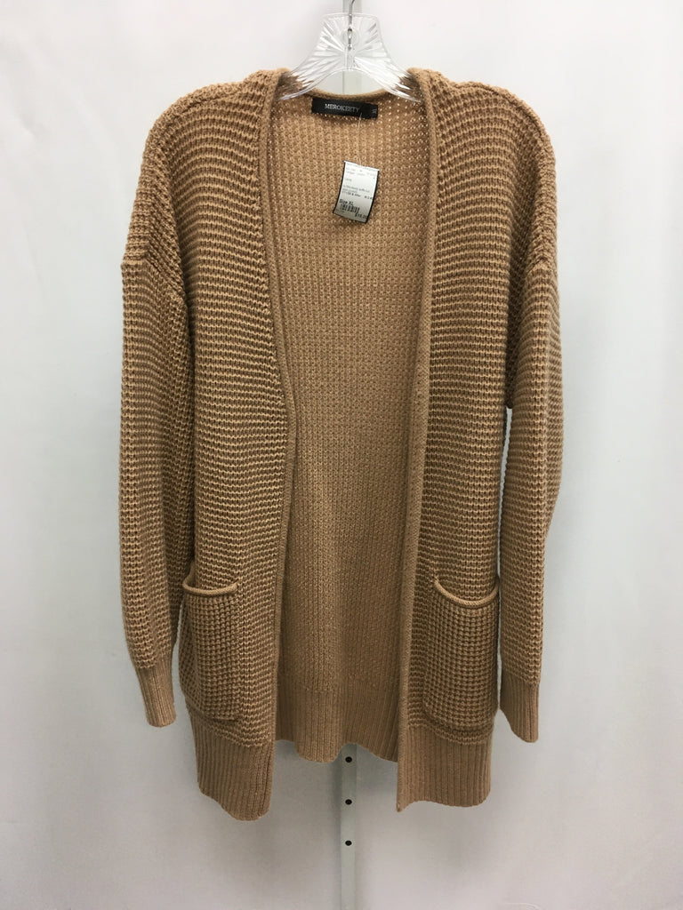 Size XL Camel Cardigan