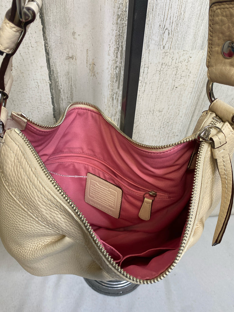 Coach Cream Designer Handbag