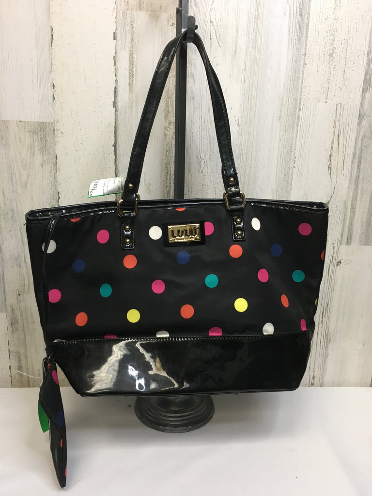 LuLu Guinness Black Tote