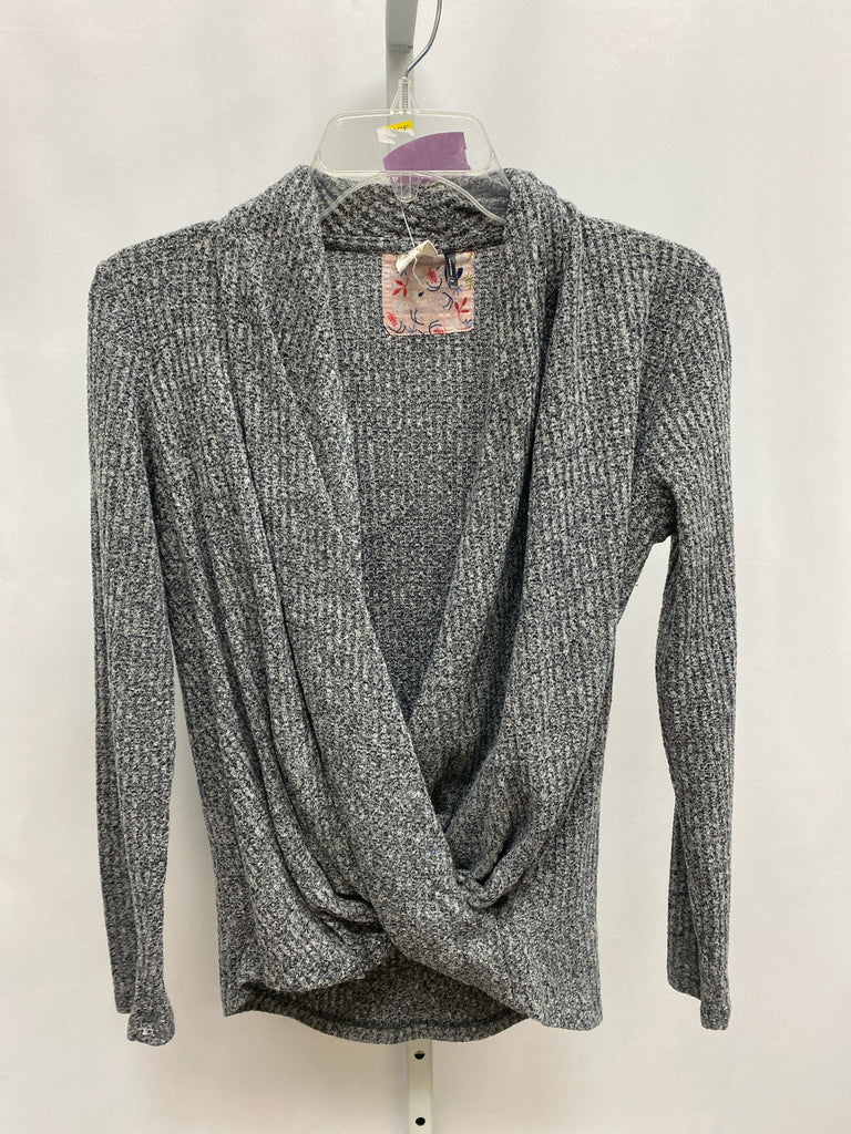 Anthropologie Size XS Gray Heather Long Sleeve Sweater