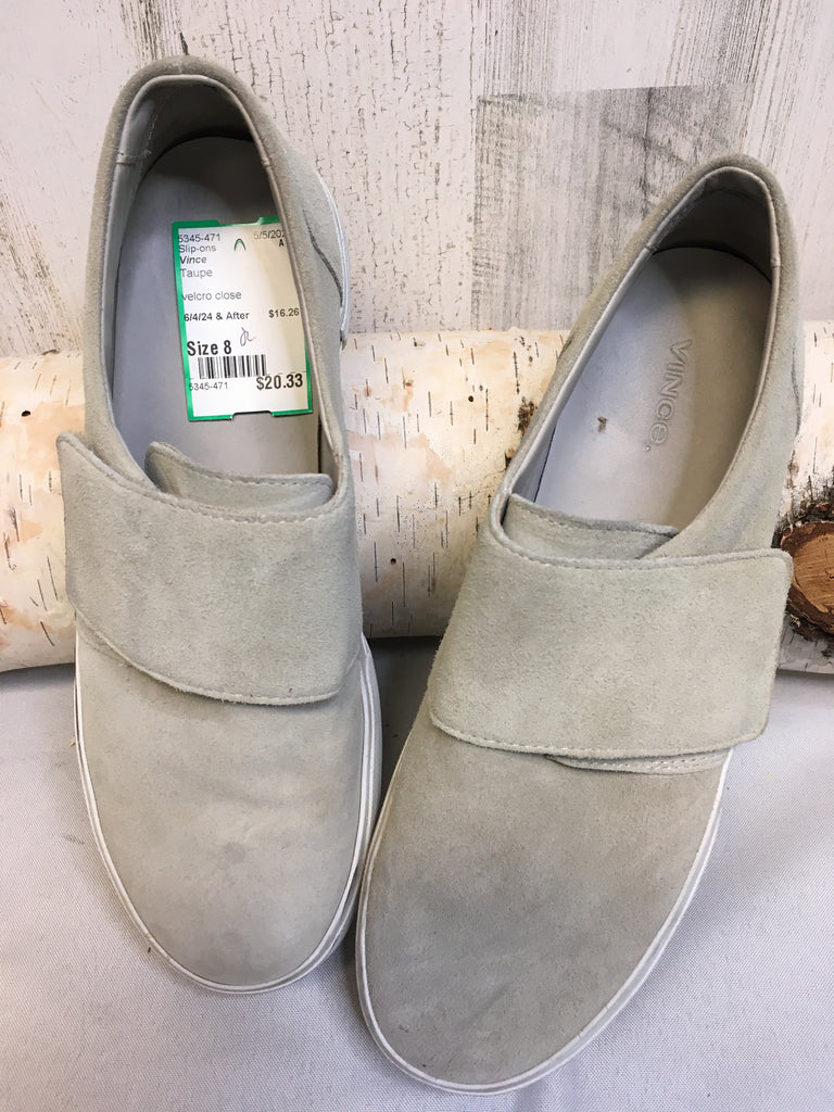 Vince Size 8 Taupe Slip-ons