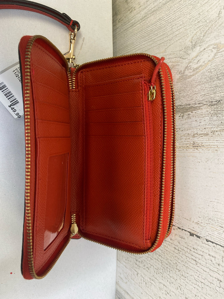 Coach Brown Monogram Designer Wallet