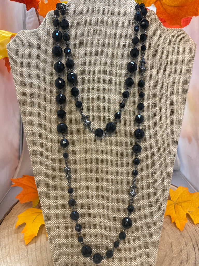 WHBM Black Necklace